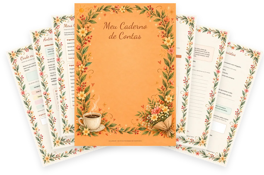 Todas as páginas do Meu Caderno de Contas
